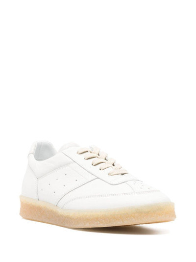 MM6 Maison Margiela 6 Court leather sneakers outlook