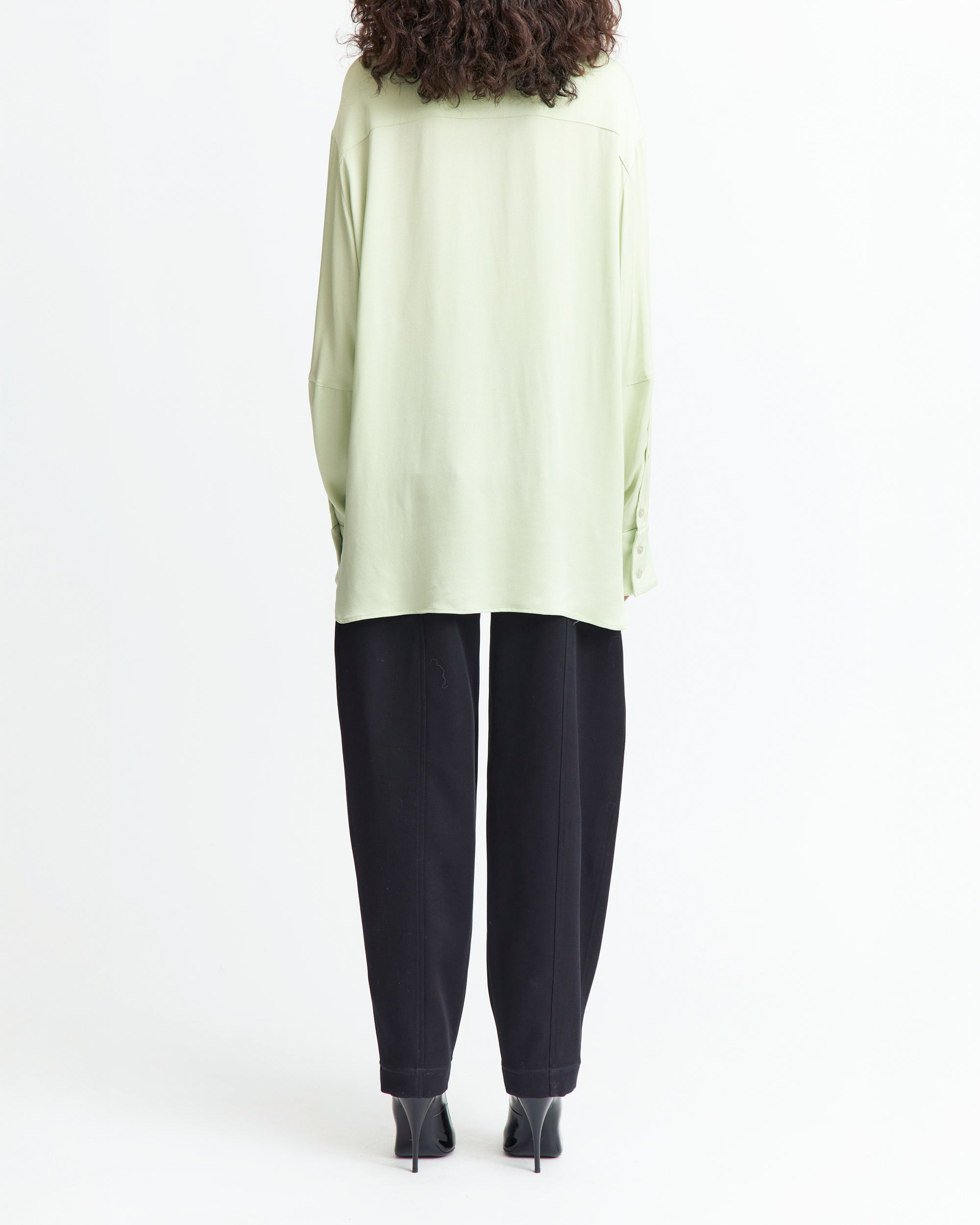 ELDA TOP IN SATIN BACK CREPE - 4