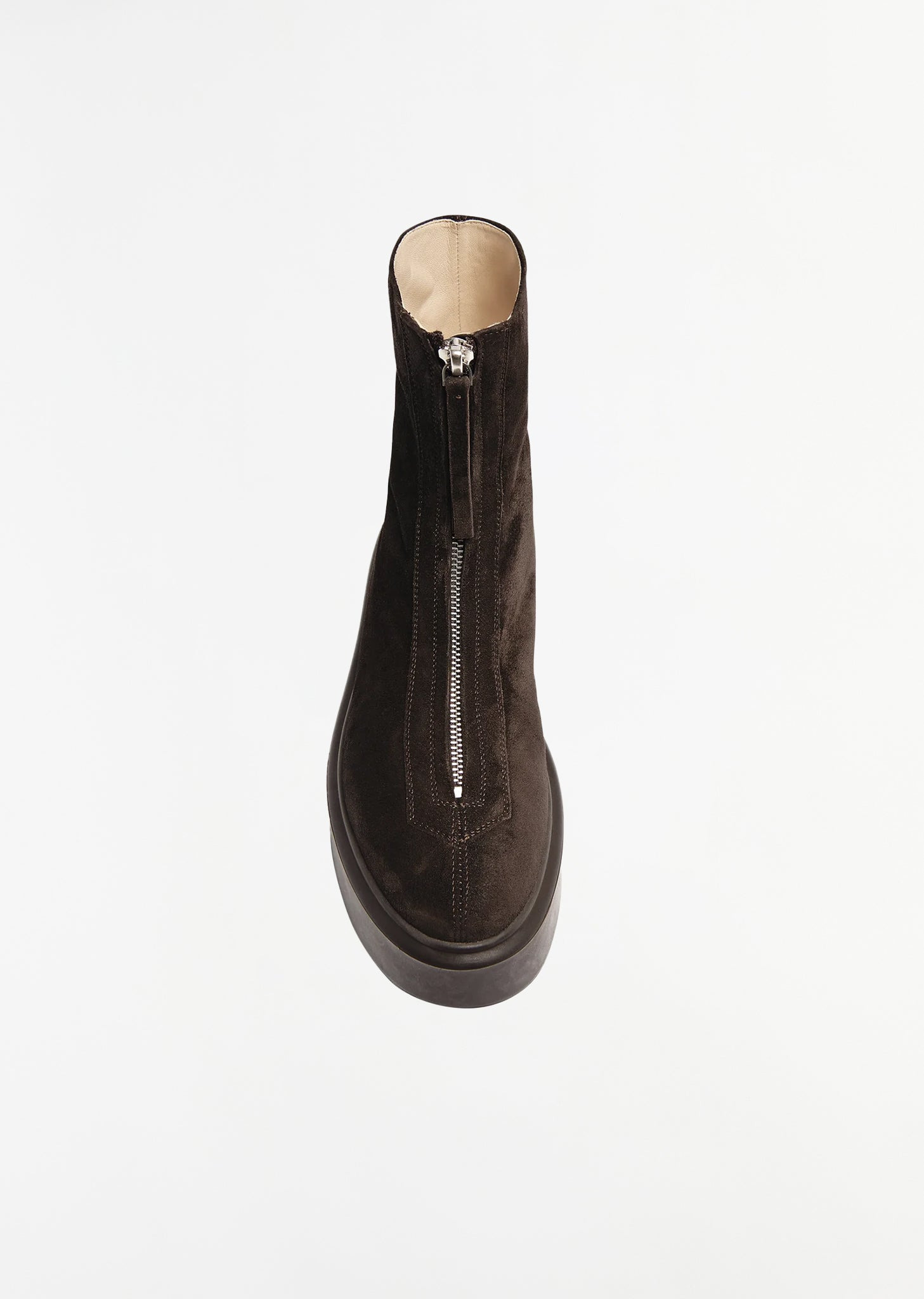 Zipped Suede Boot - 2