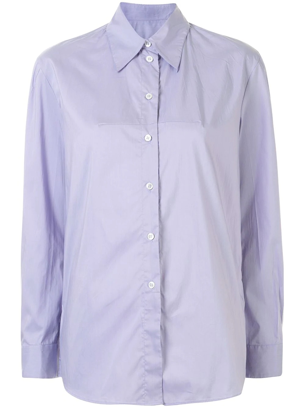 long sleeve button-up shirt - 1