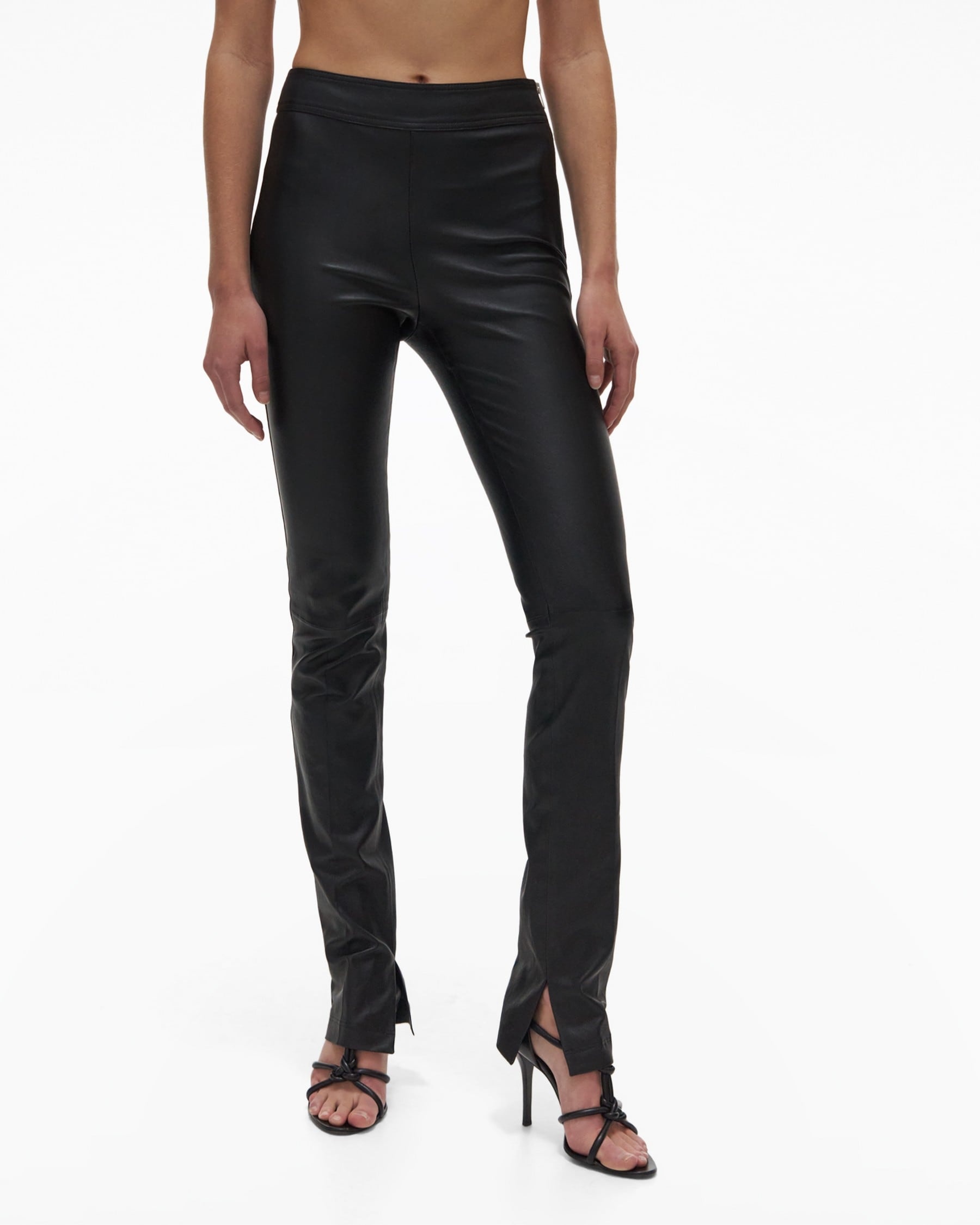 CORE SLIT LEATHER PANT - 3