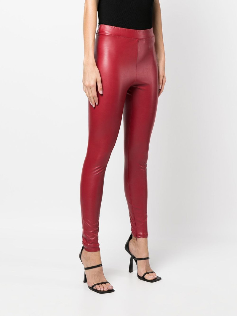 leather-effect leggings 3