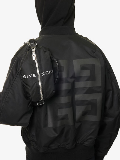 Givenchy G-zip small woven-blend bum bag outlook