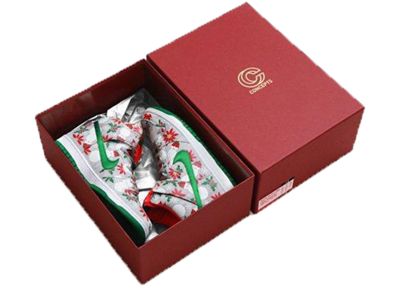 Nike Nike SB Dunk High Concepts Ugly Christmas Sweater Grey