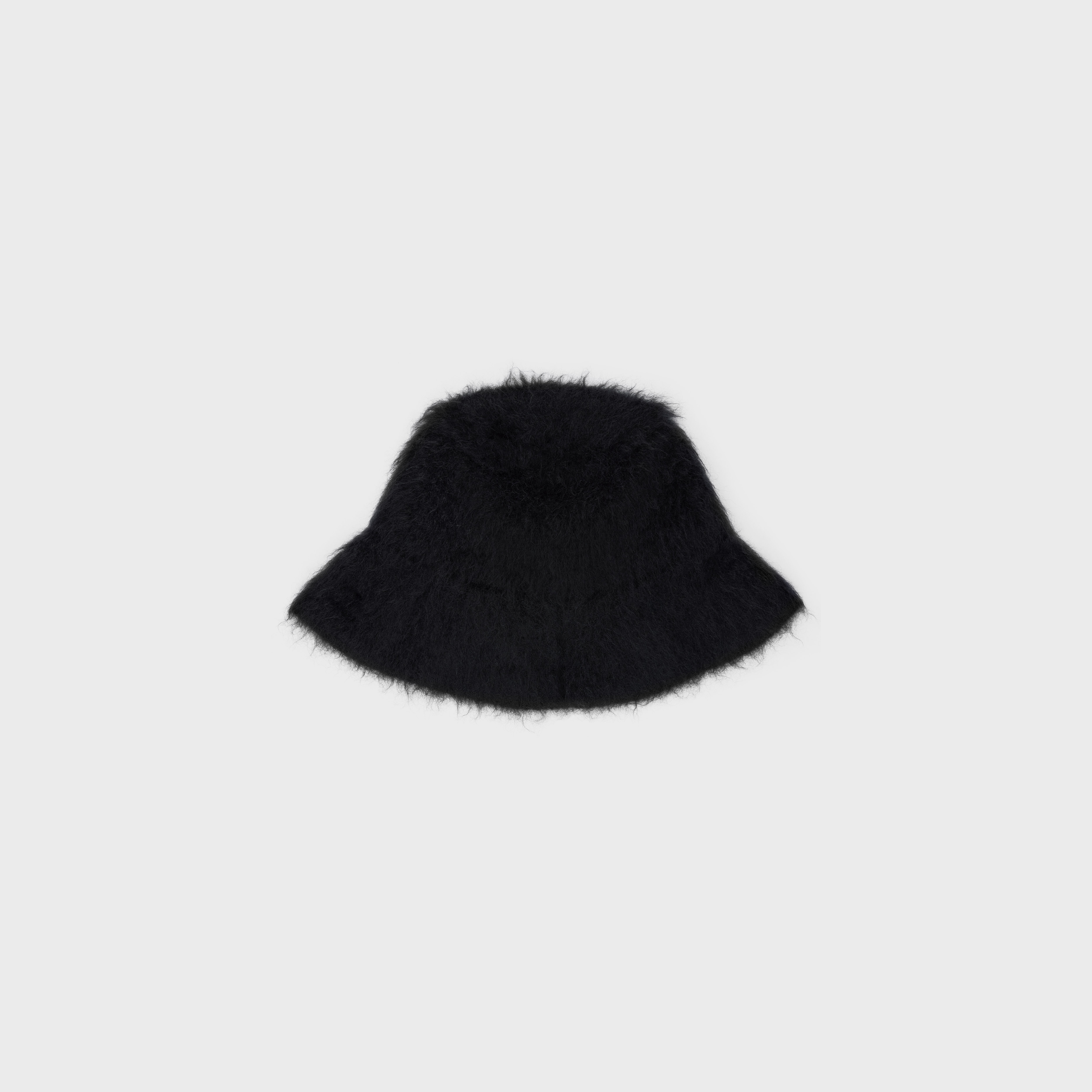TRIOMPHE BUCKET HAT IN BRUSHED MOHAIR - 2
