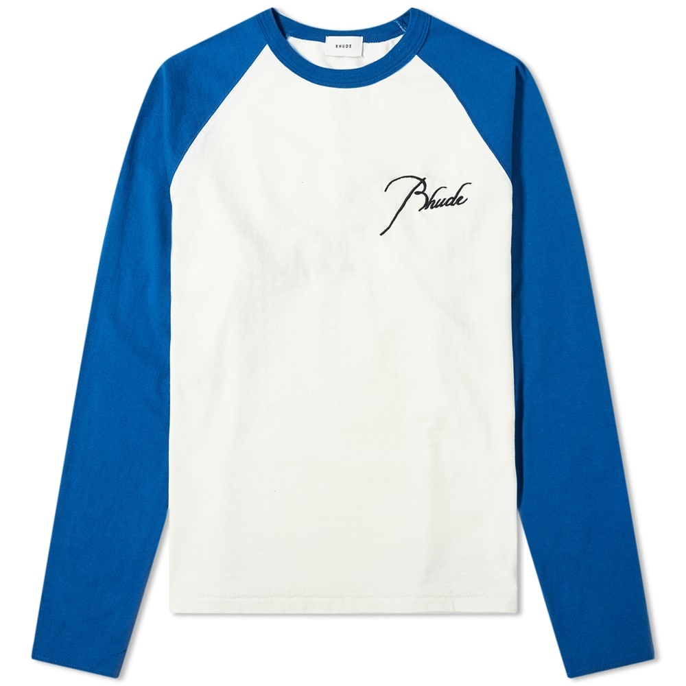 Rhude Long Sleeve Raglan Tee - 1