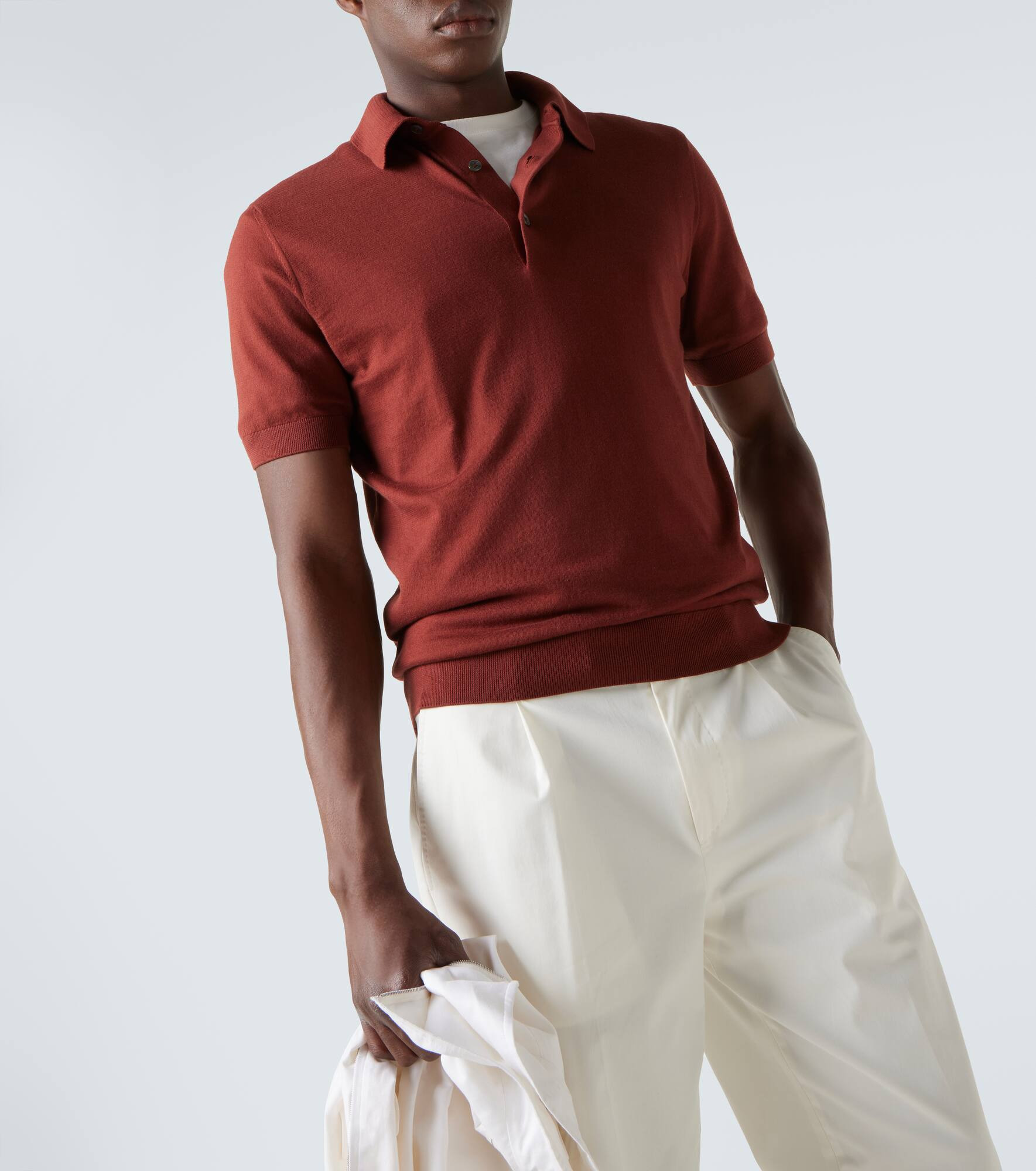 Cotton polo shirt - 5