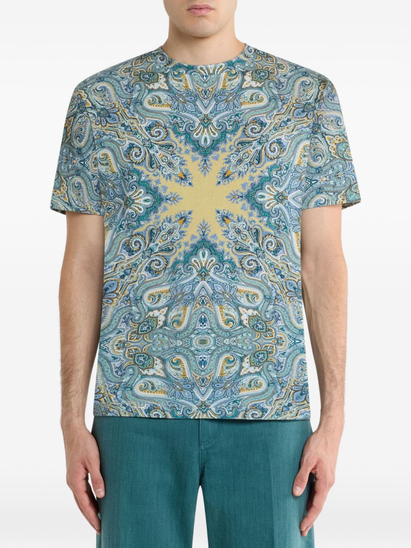 Etro paisley-print T-shirt outlook