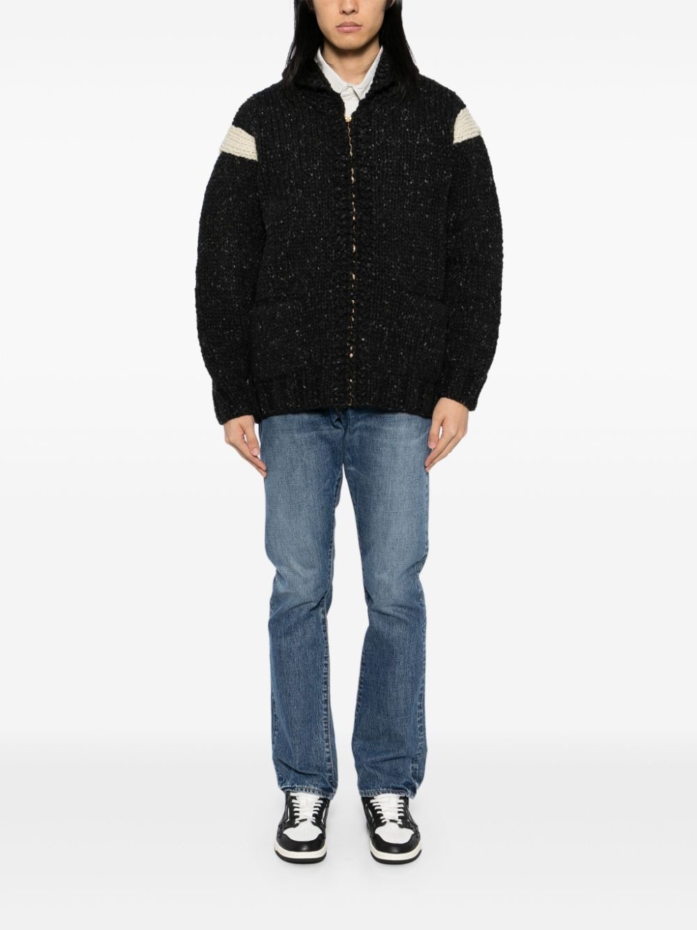 visvim zip-up cardigan | farfetch | REVERSIBLE