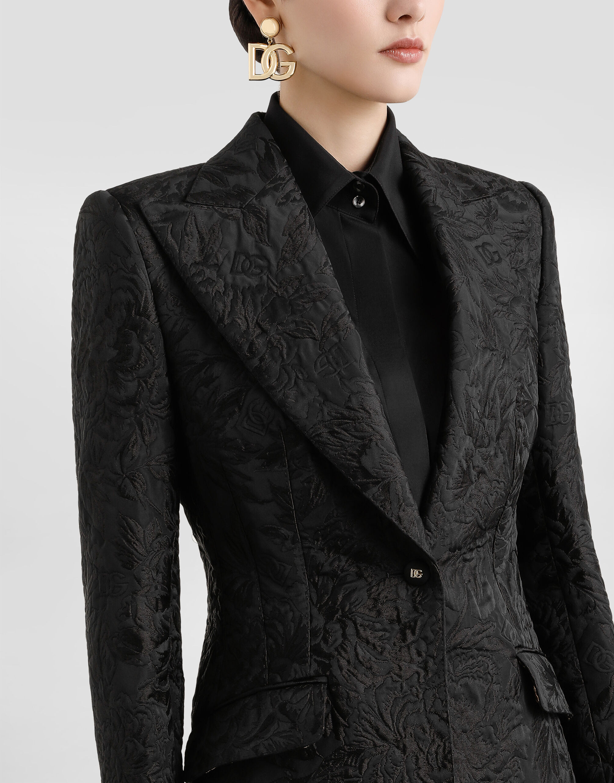 Turlington brocade jacket - 4