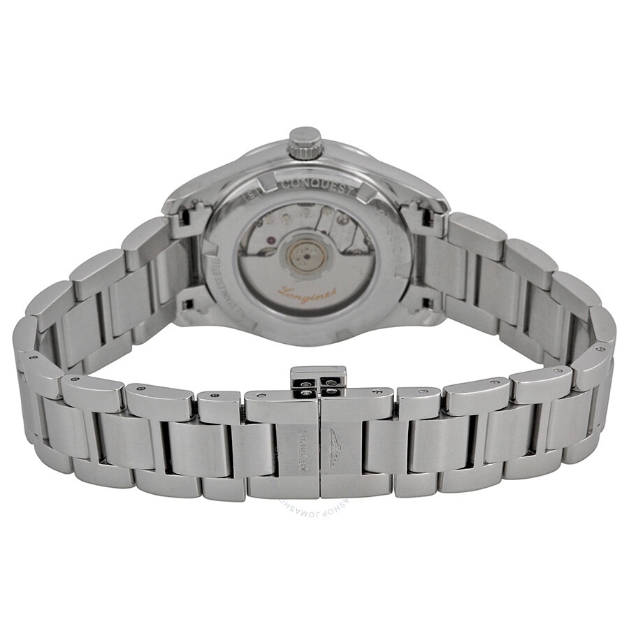 Longines Conquest Classic Black Dial Stainless Steel Ladies Watch L22854566 - 3