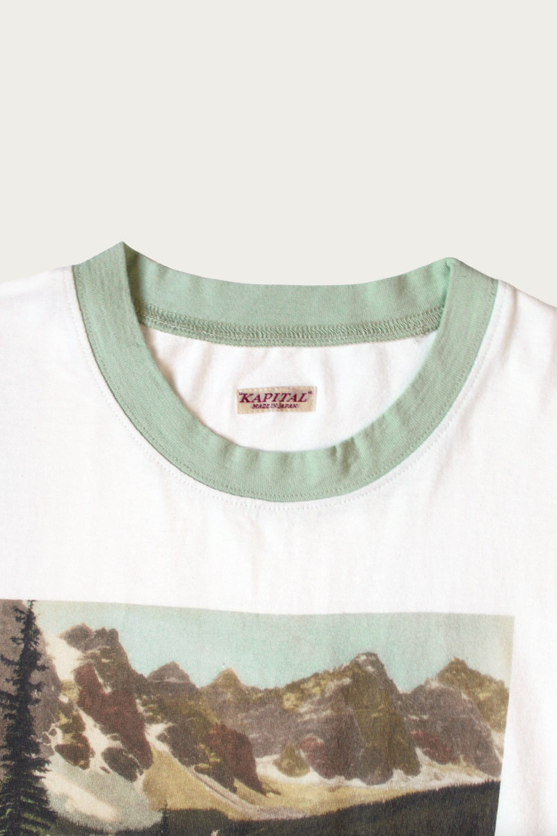 Kapital 20/- Jersey RINGER T (SAMBO LAKE) - White outlook