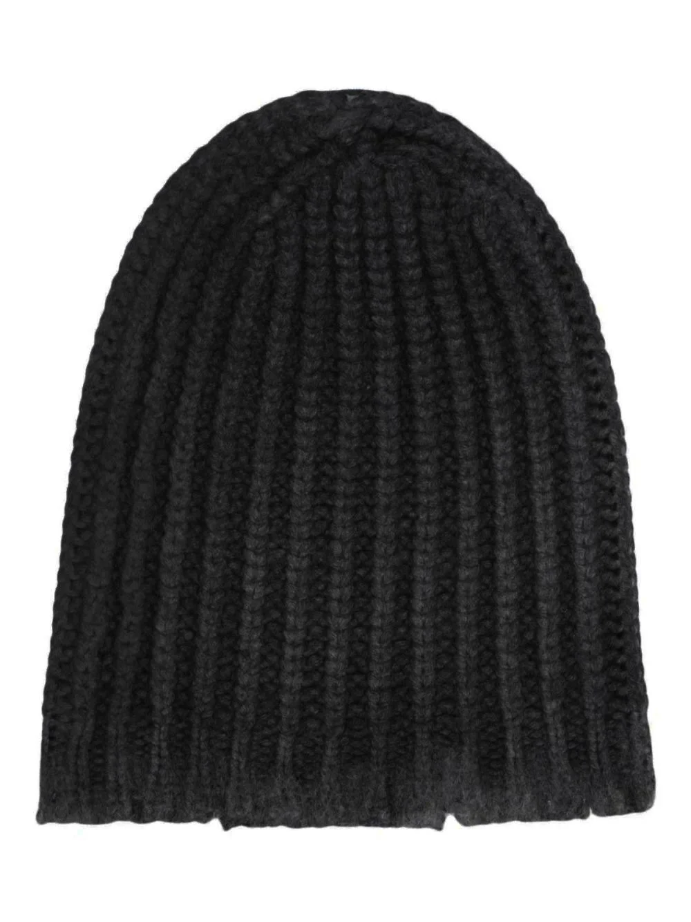 distressed knitted beanie - 1