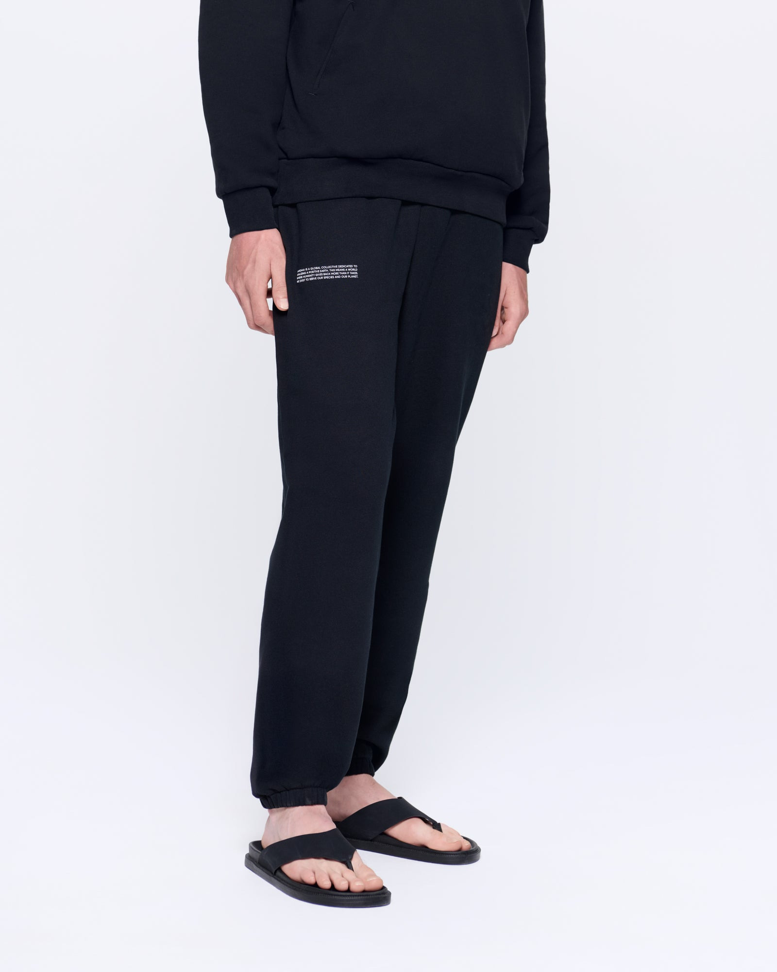Mens 365 Midweight Track Pants - Black - 3