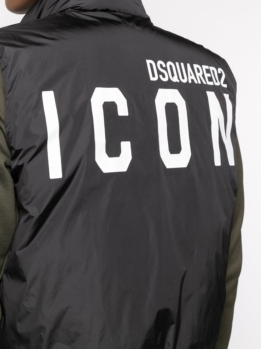 Icon zip-up padded gilet - 5