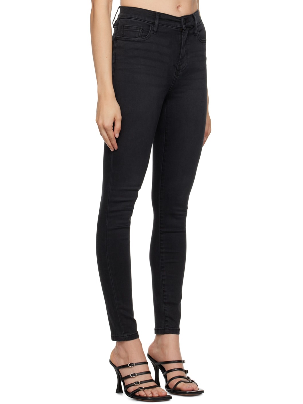 Black 'Le High Skinny' Jeans - 2