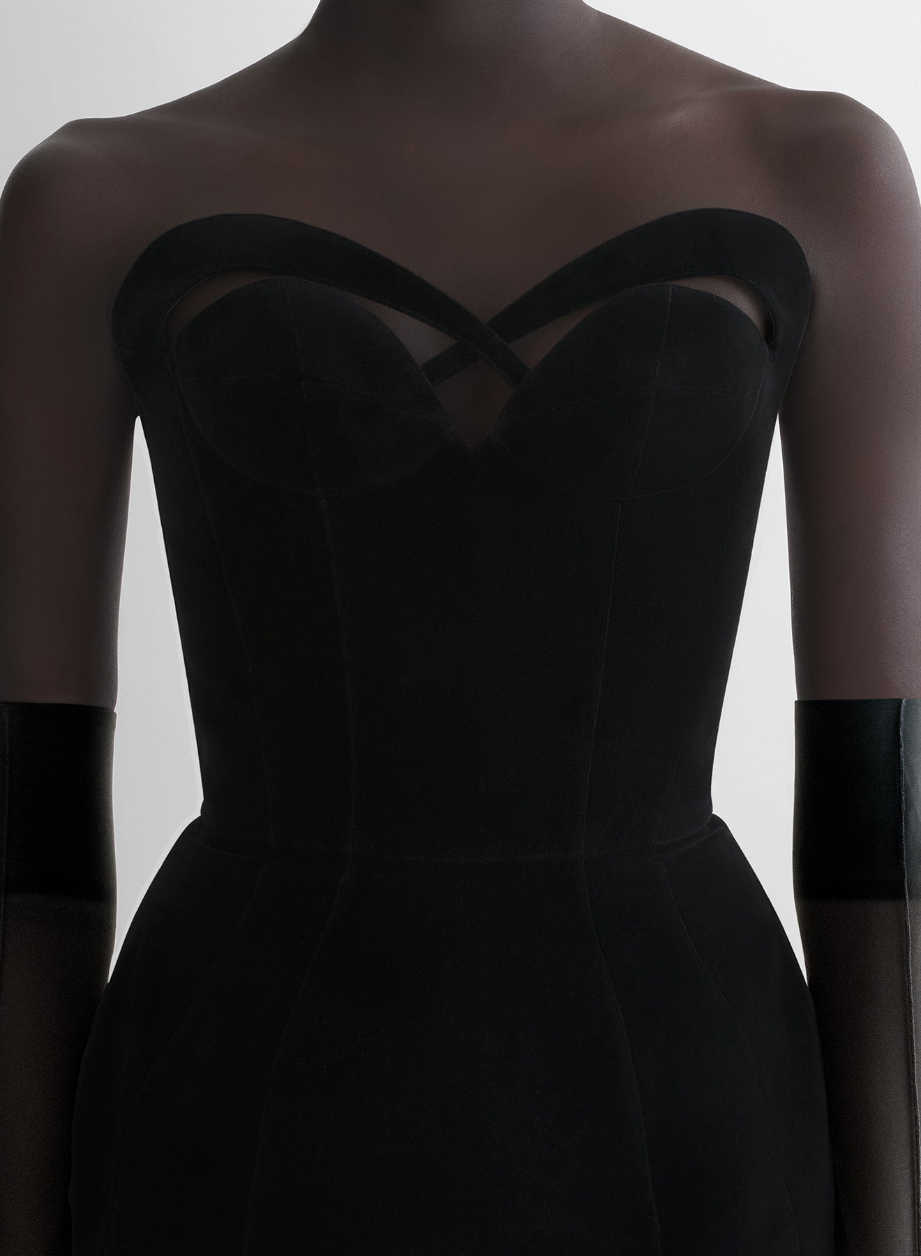 re/edit lingerie bustier dress - 4