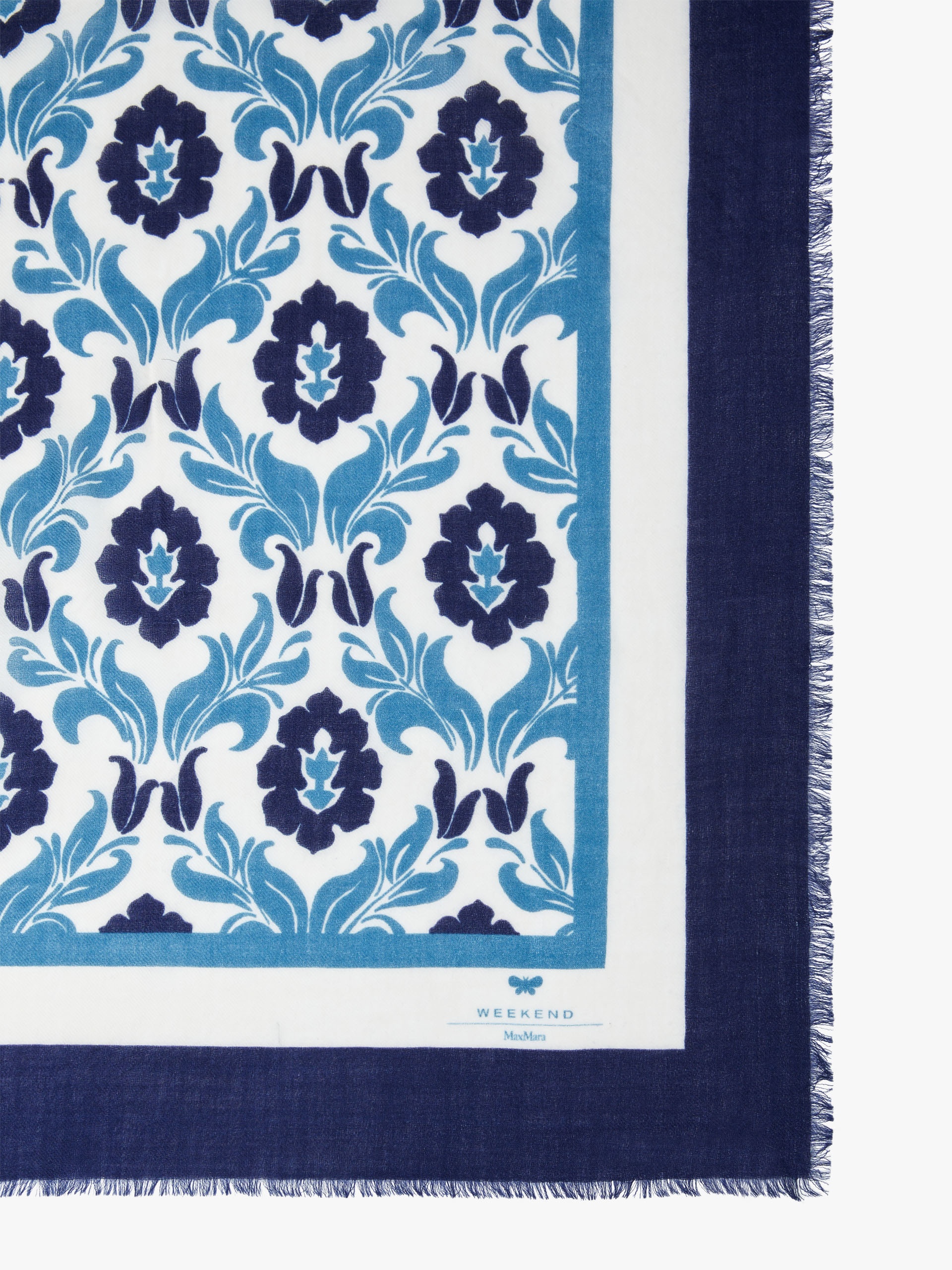 PILLY Printed wool shawl - 2