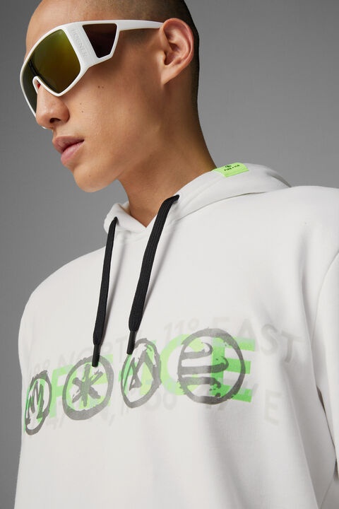 Covell Hoodie in White - 4