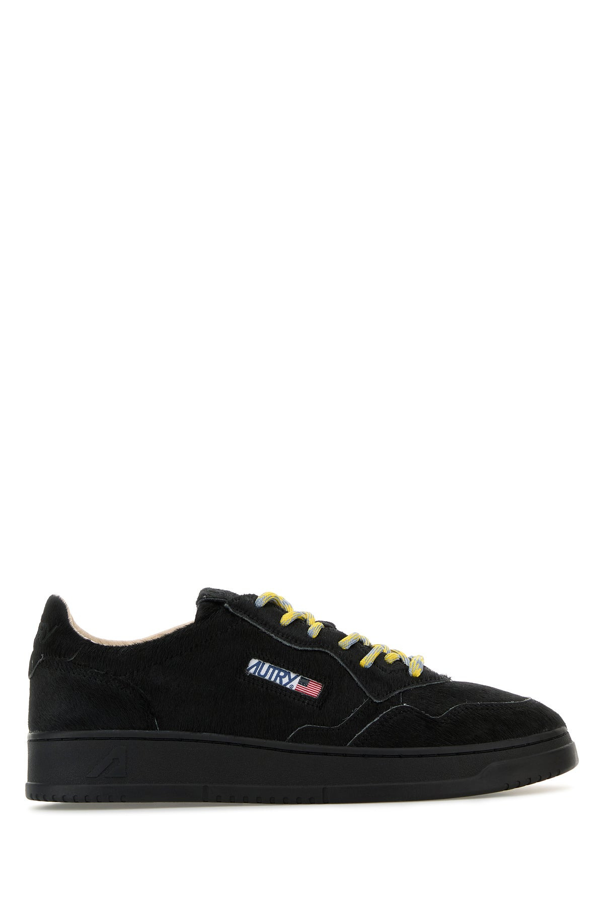 Black calf hair Medalist sneakers - 1