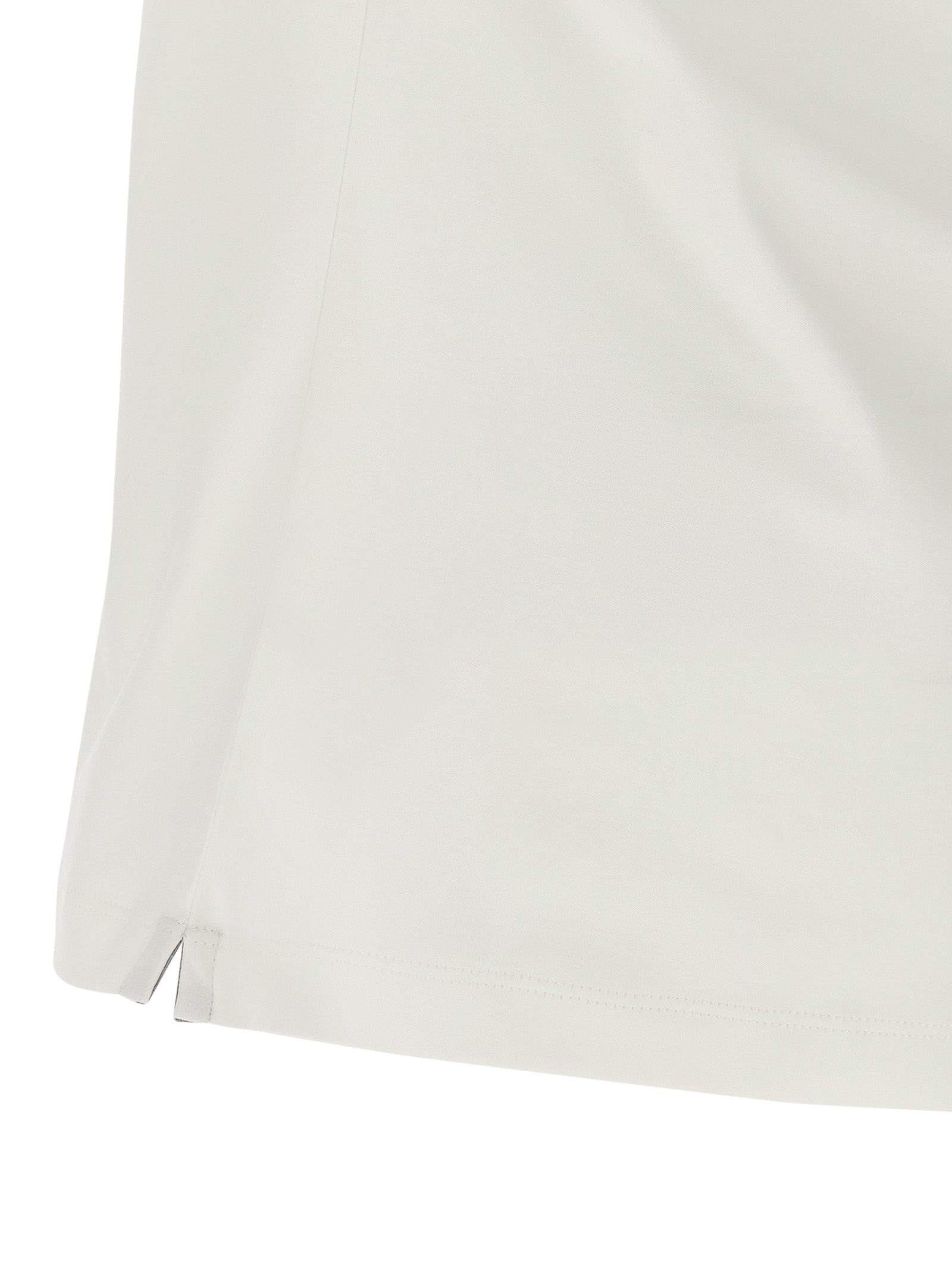 Logo Print T-Shirt White - 4