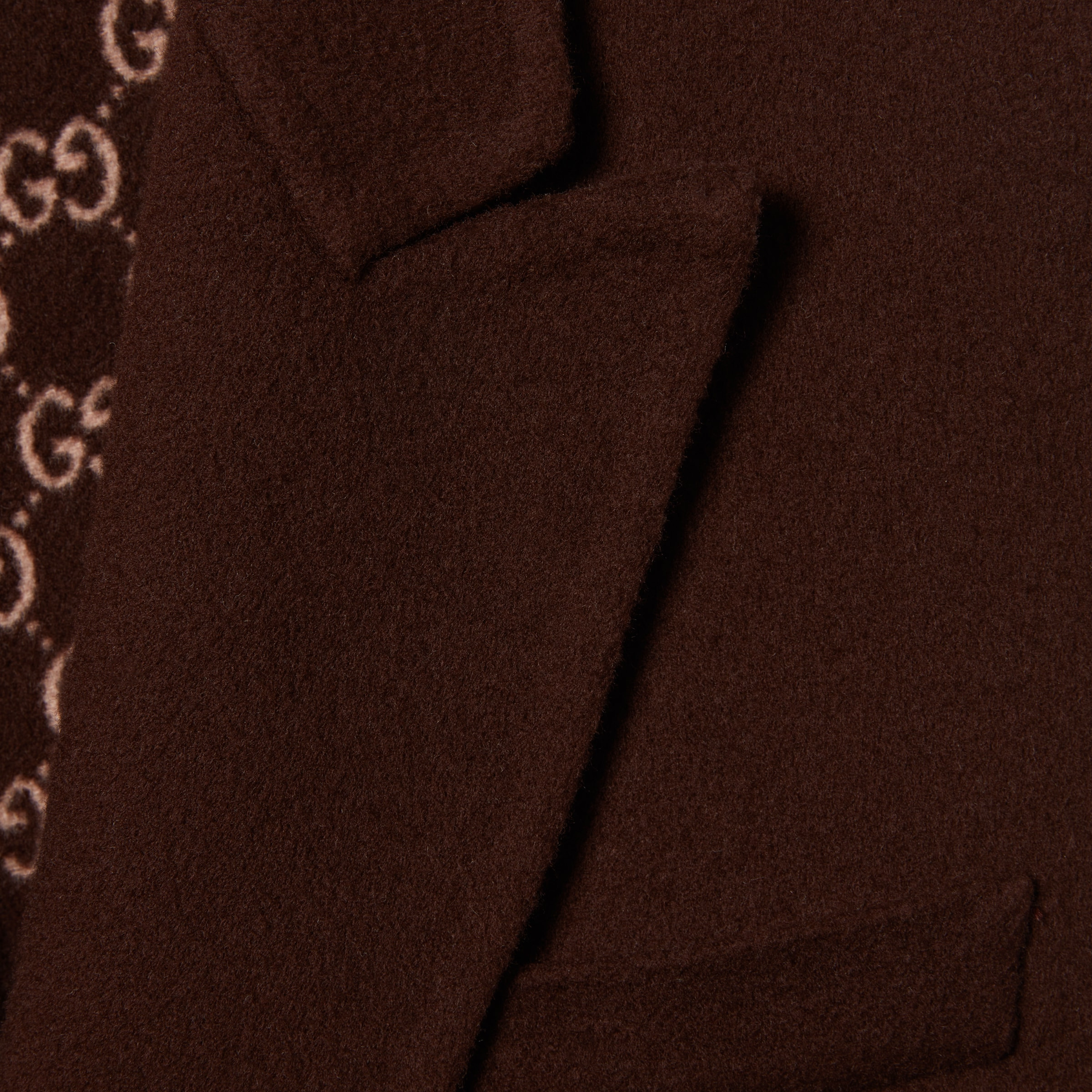 Reversible long silk wool gilet - 6