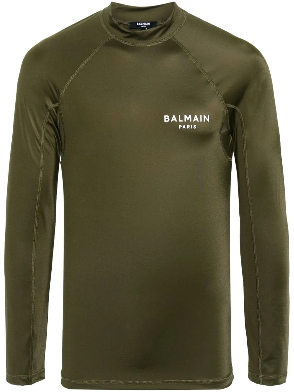 logo-print long-sleeve T-shirt - 1