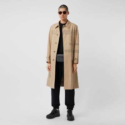 Burberry Horseferry Print Cotton Gabardine Car Coat outlook