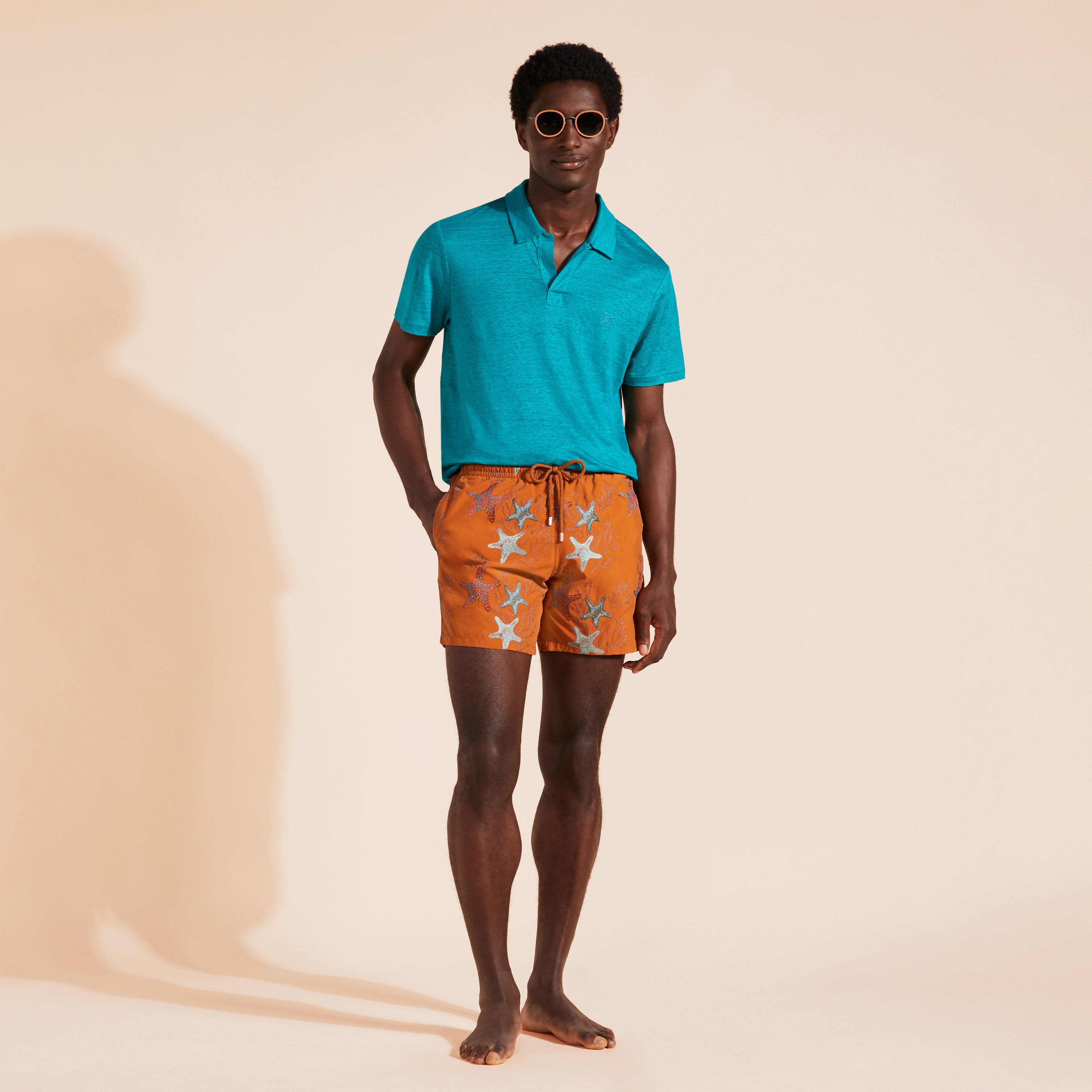 Men Swim Shorts Embroidered Glowed Stars - Limited Edition - 5