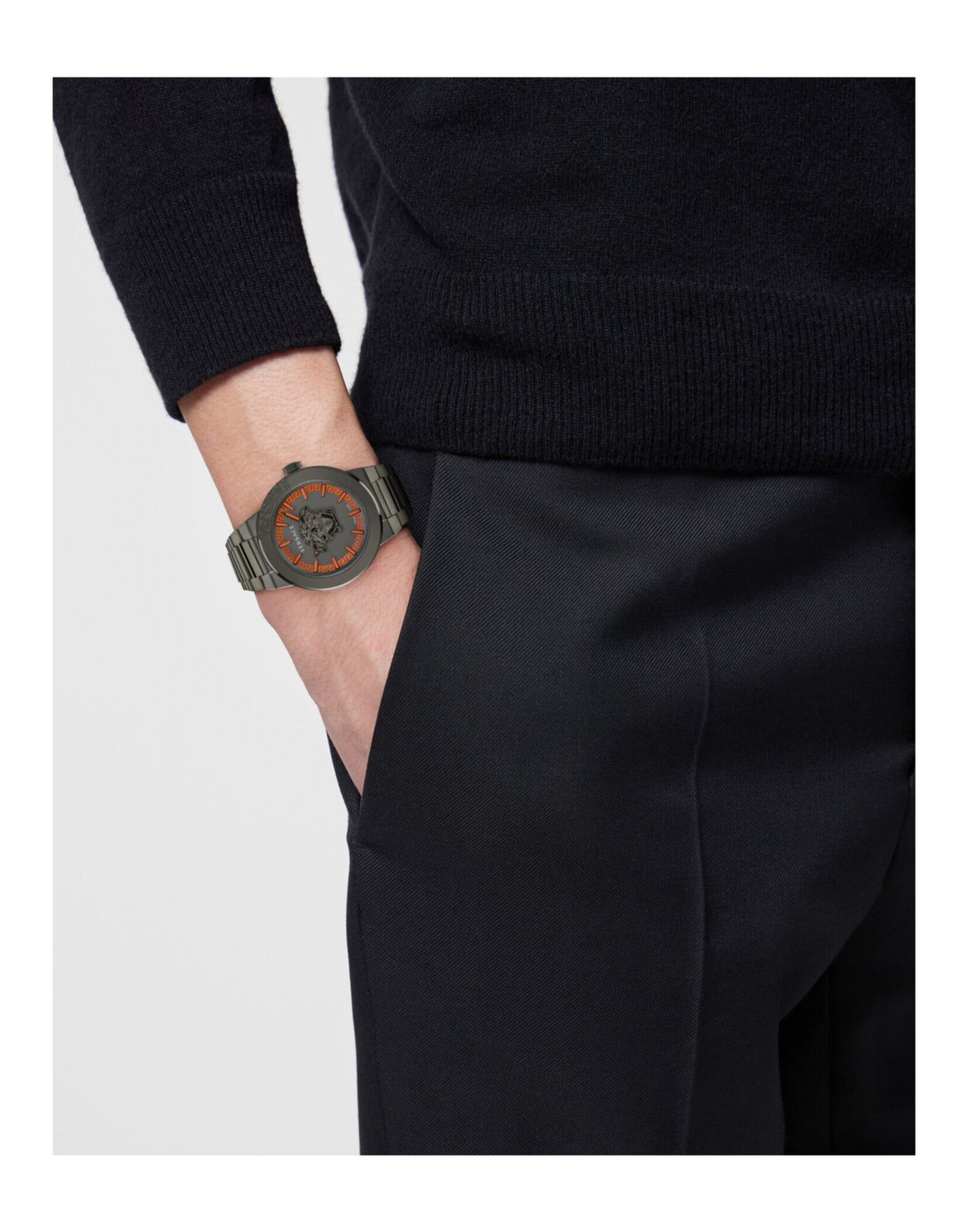 Grey Men's Wrist Watch - 5