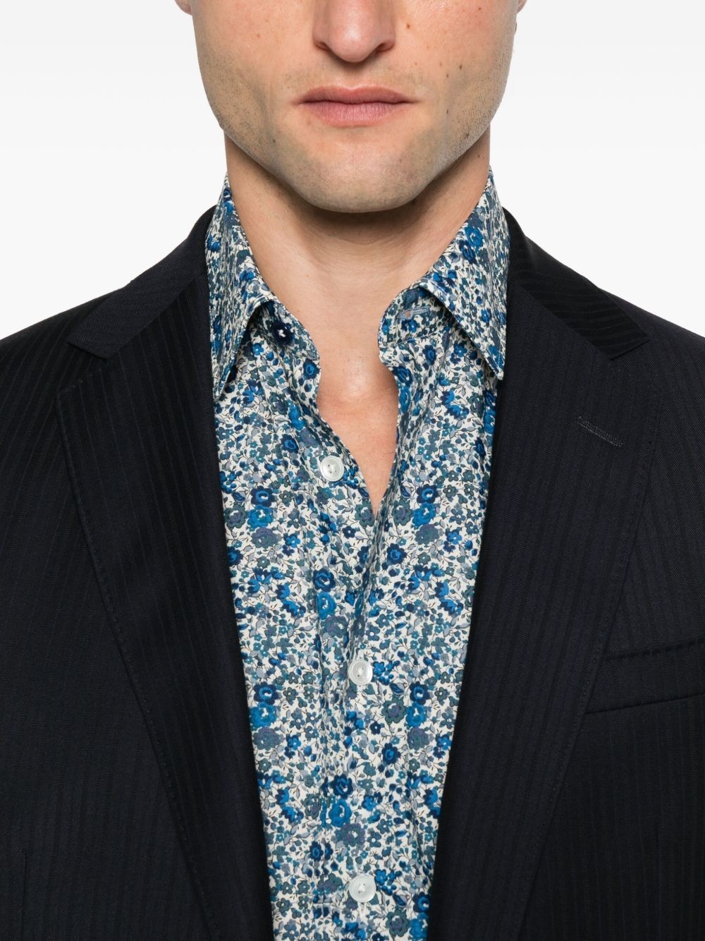 floral-print shirt - 5