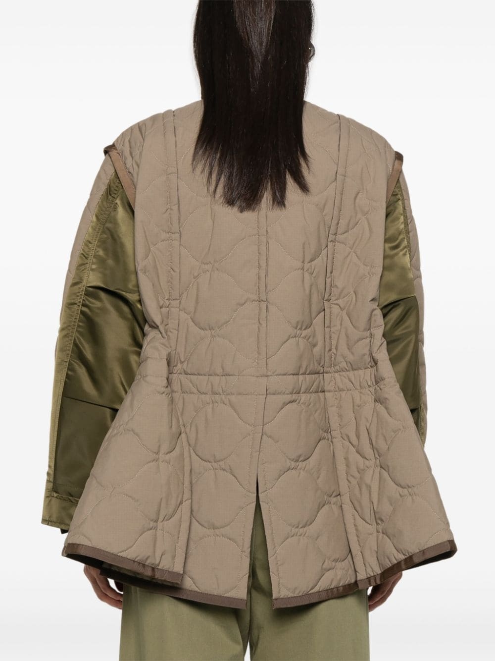 quilted ripstop coat - 4