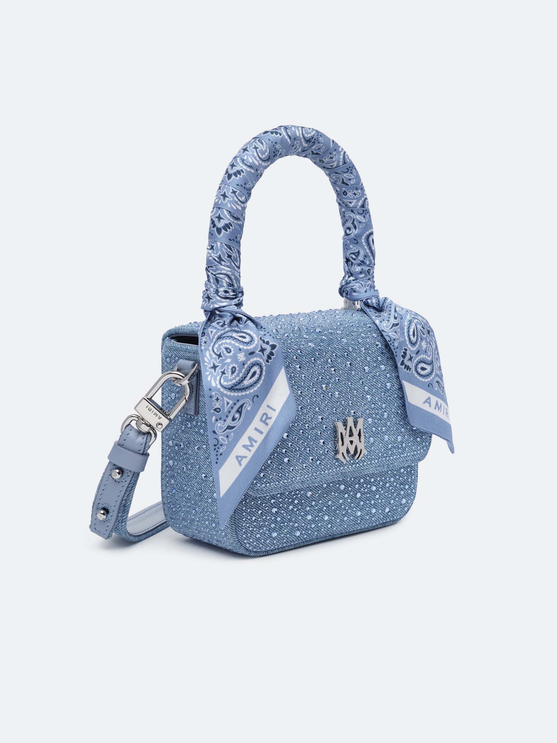 CRYSTAL DENIM MICRO MA BAG - 4