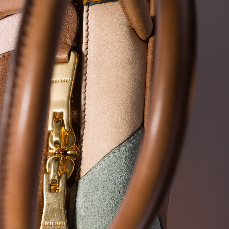 Beau patchwork leather bag 7