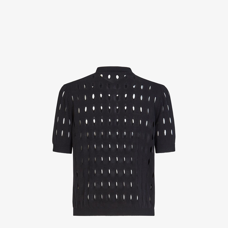 FENDI Black cotton sweater outlook