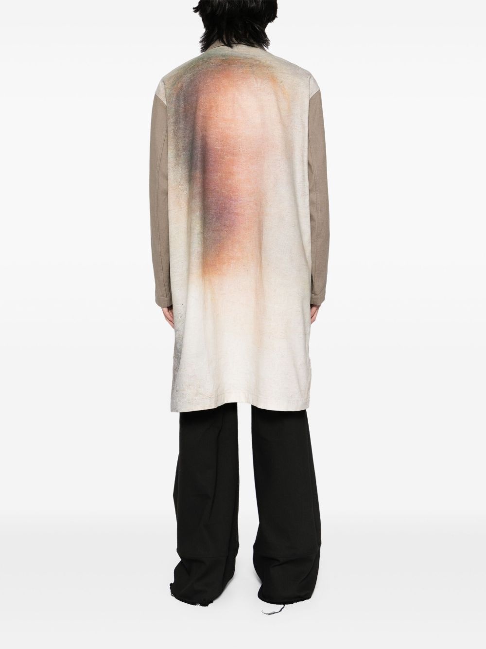 graphic-print coat - 4