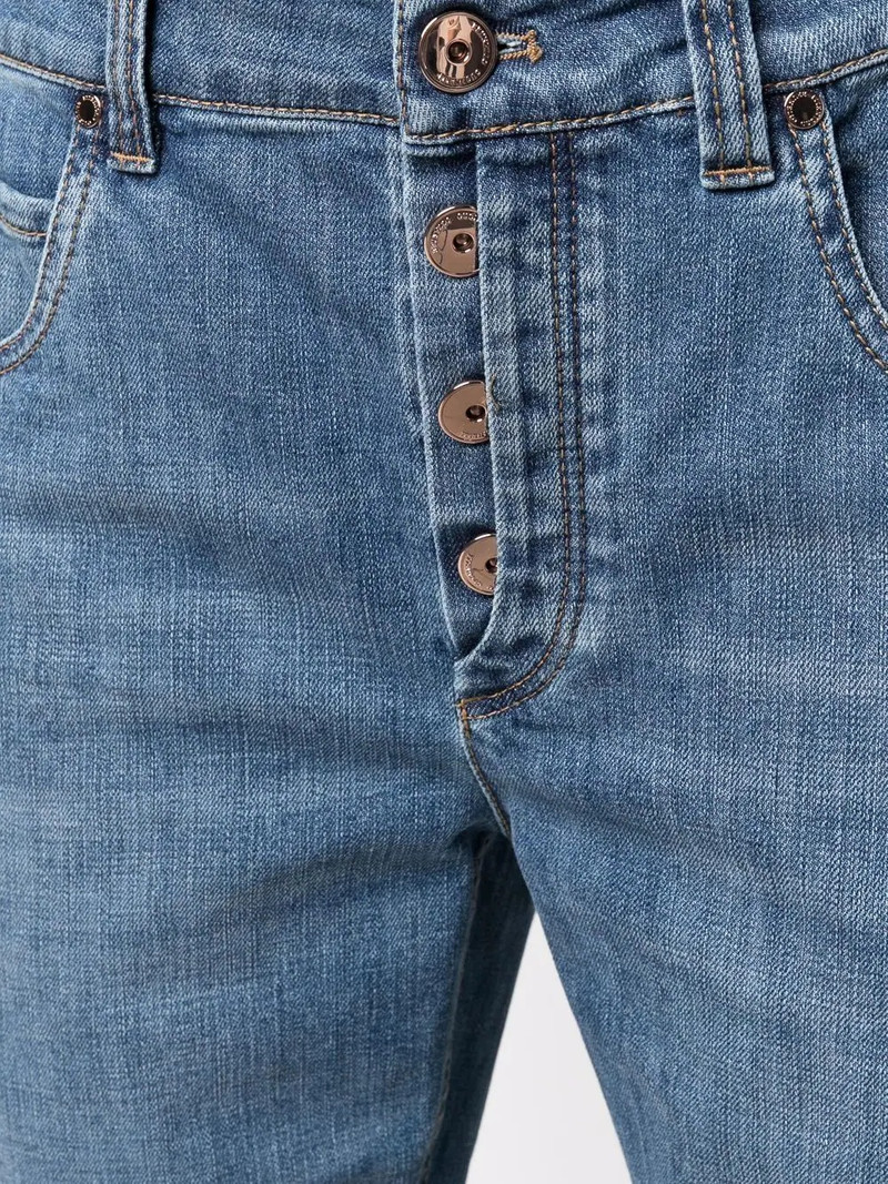 mid-rise straight-leg jeans 5
