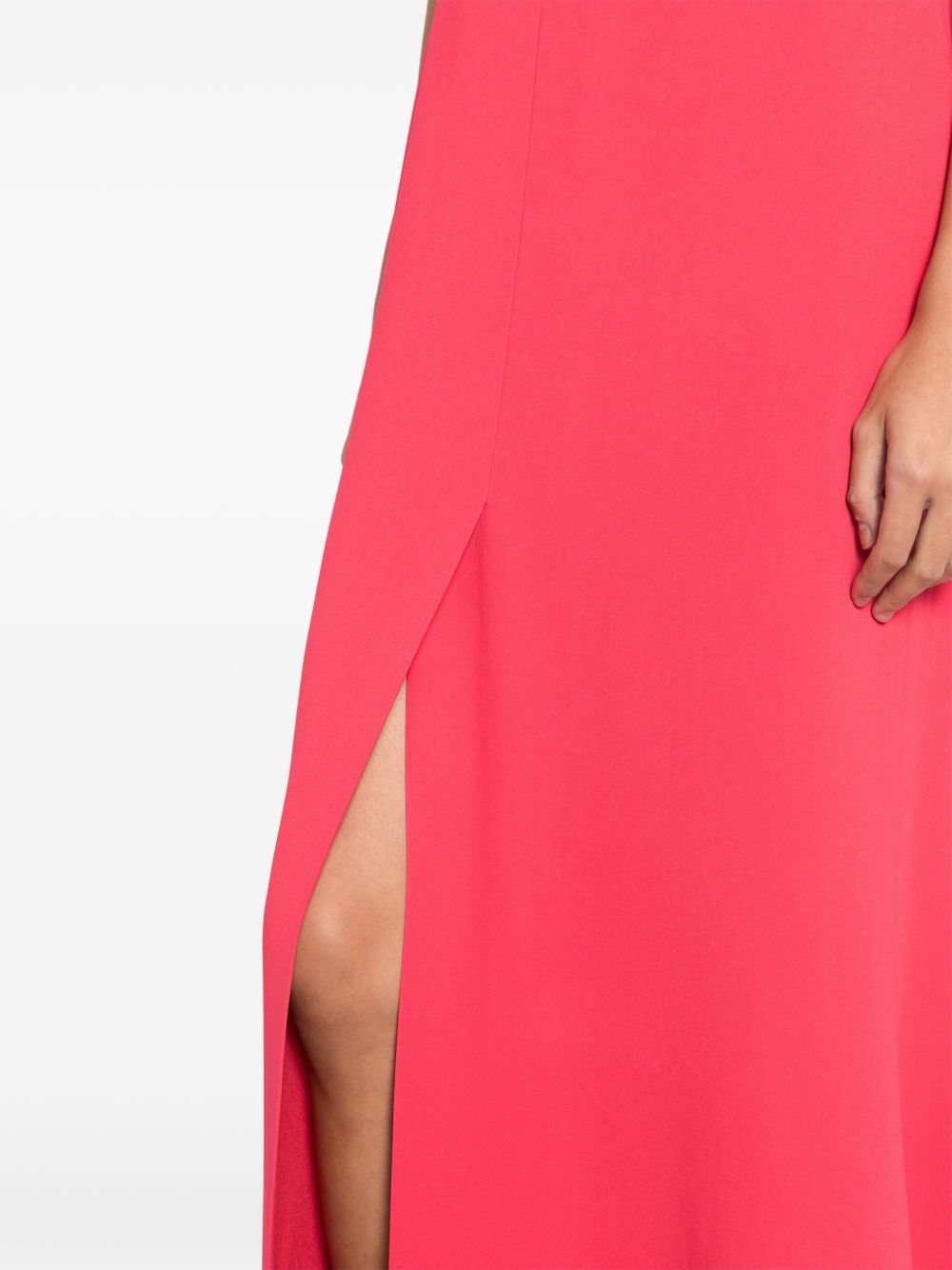 V-neck long dress - 5