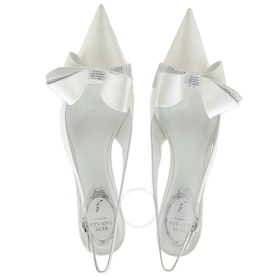 Rene Caovilla Jeweled Arabella 50 SlingBack Pumps - 4