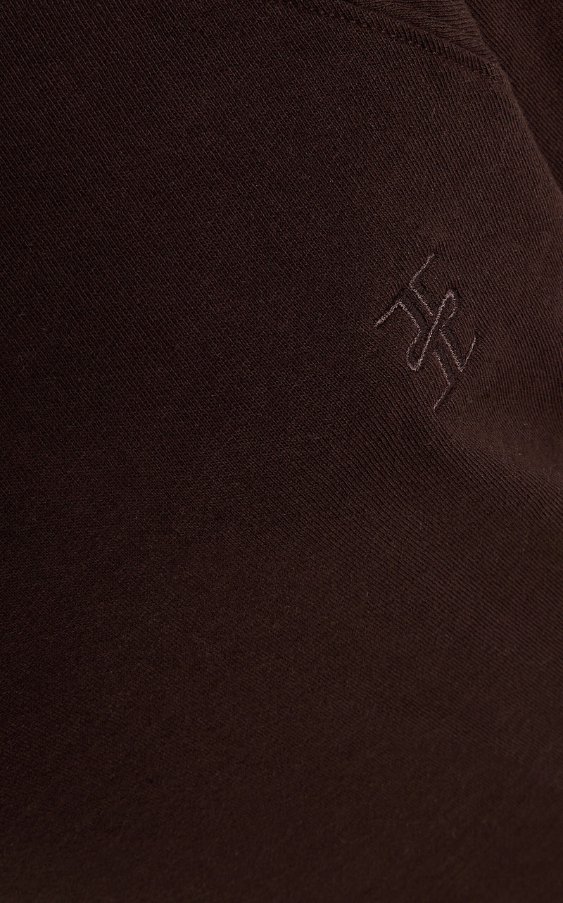 Shrunken Cotton Sweatshirt brown 5