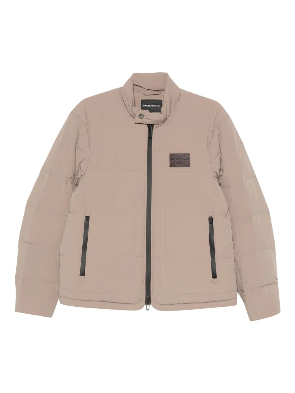 zip-up padded jacket - 1