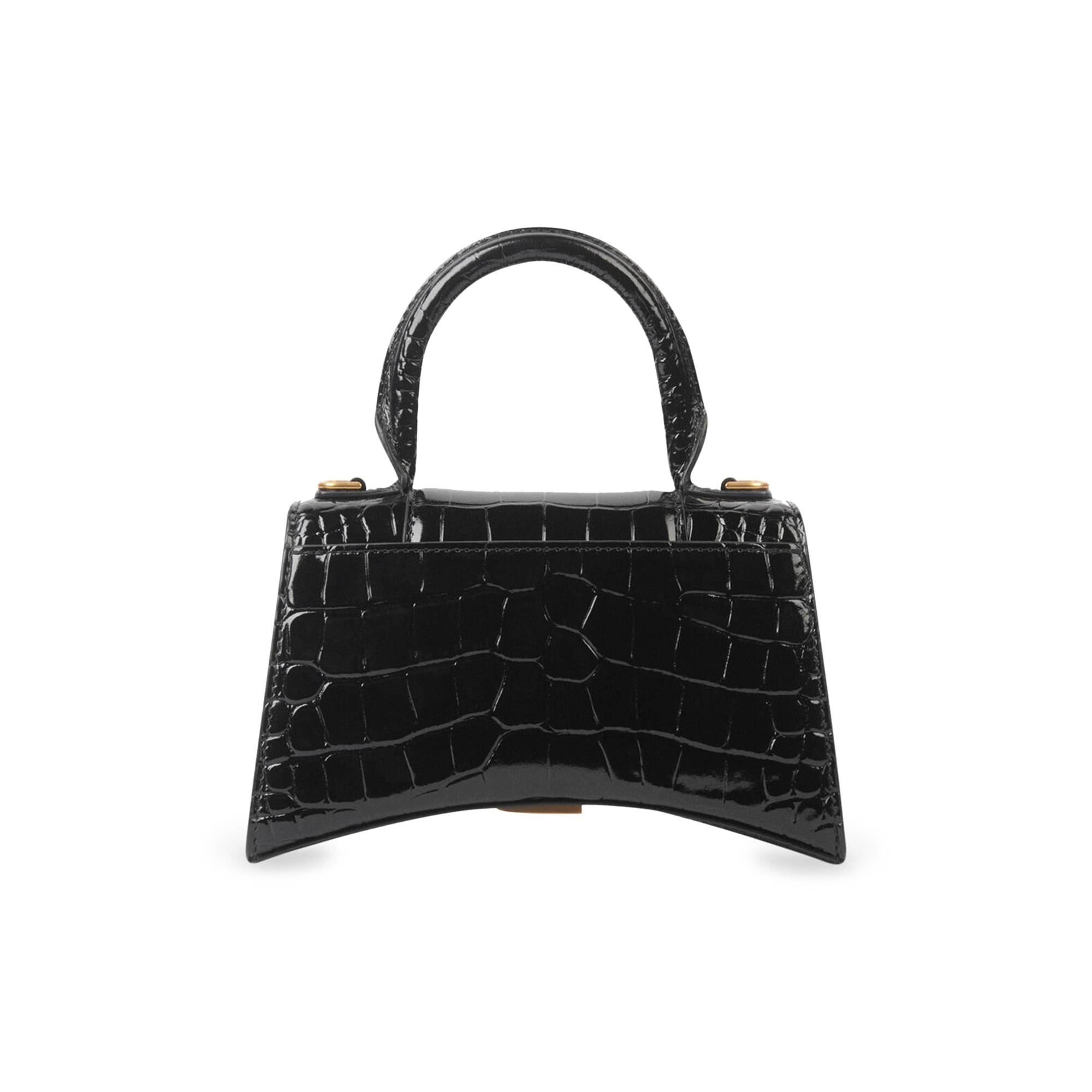 Balenciaga Hourglass XS Top Handle Bag 'Black' - 2