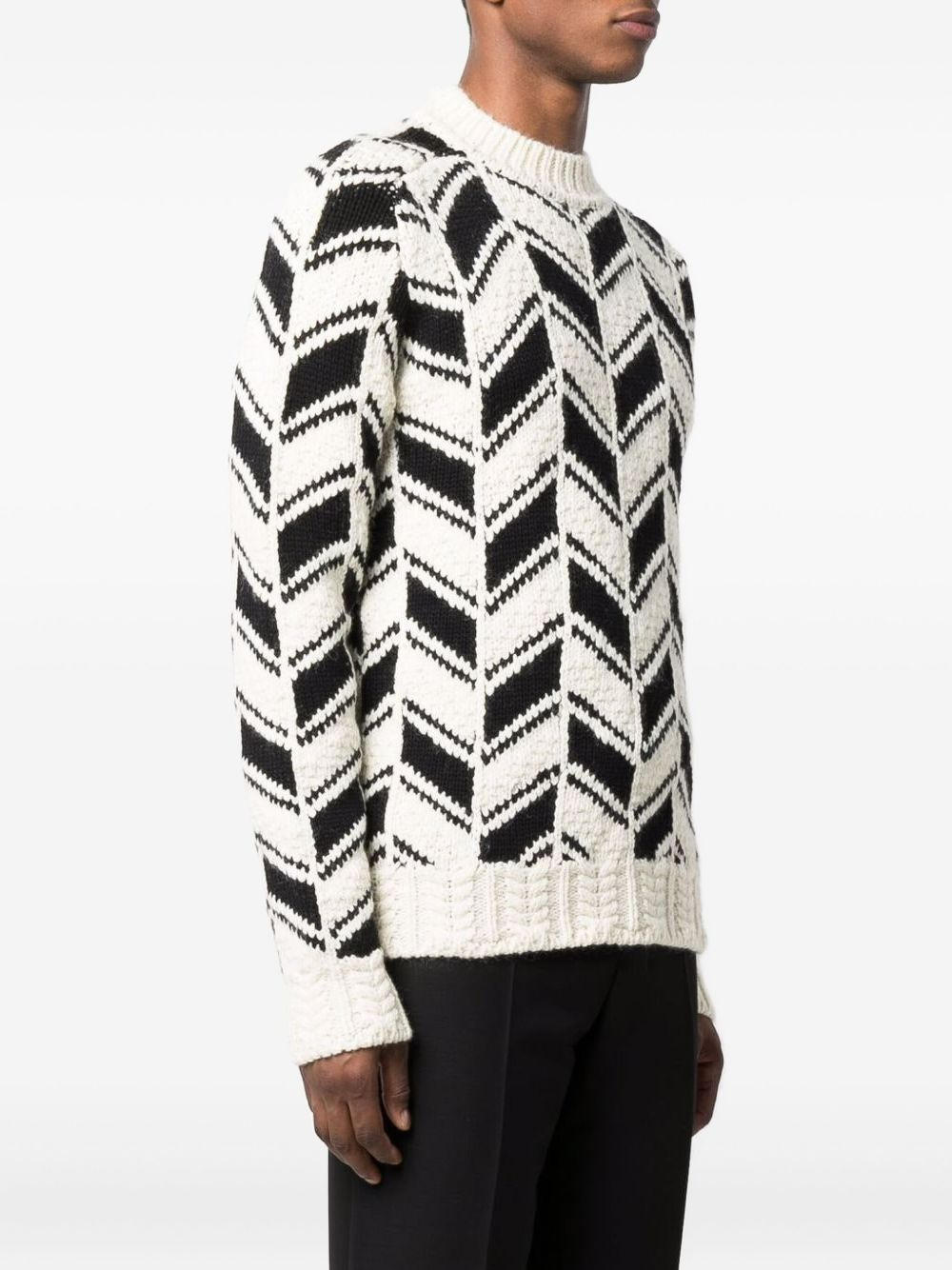 chevron pattern jumper - 3