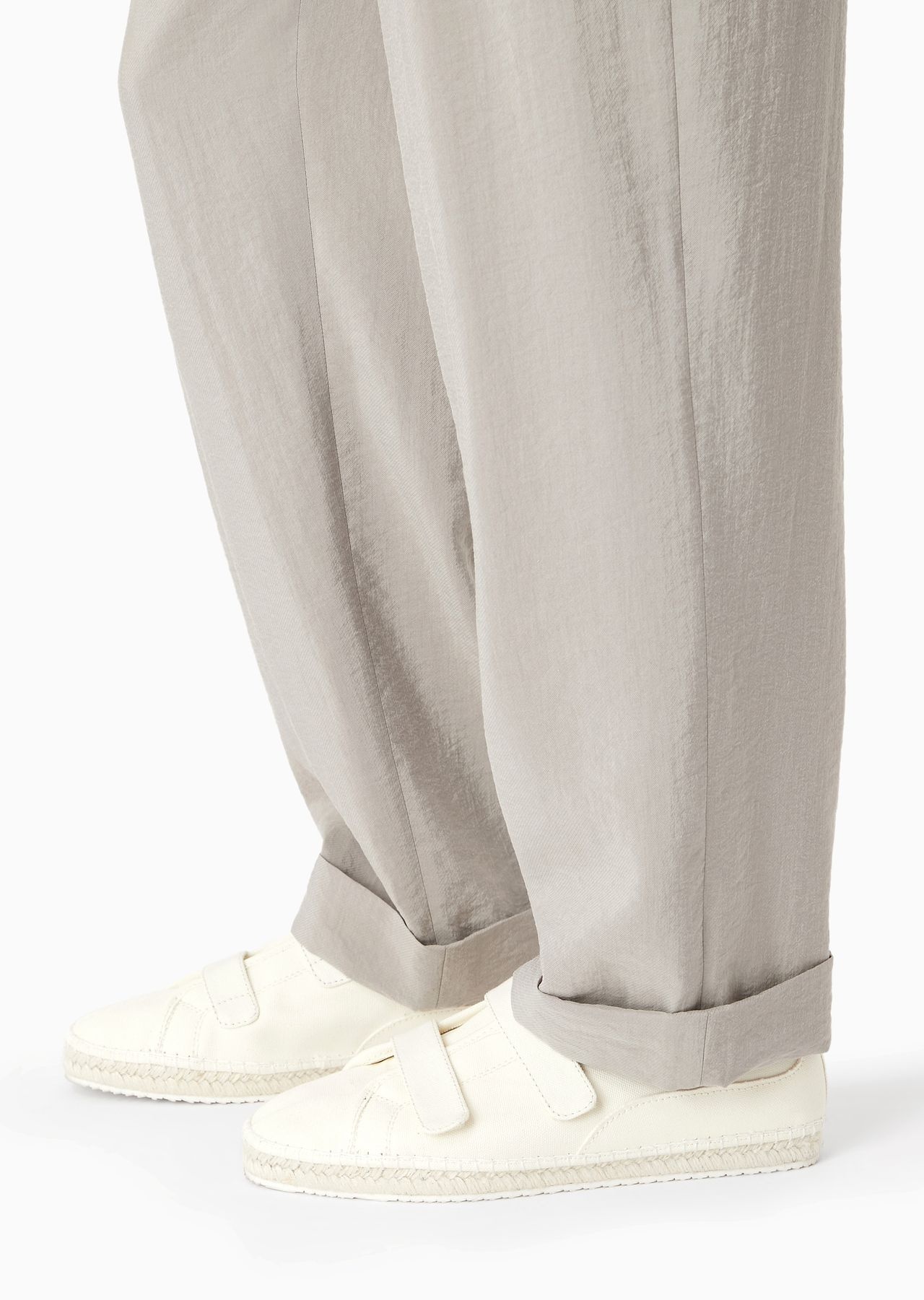 Two-dart trousers in a silk-blend twill - 5