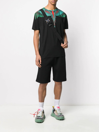 Marcelo Burlon County Of Milan embroidered logo track shorts outlook