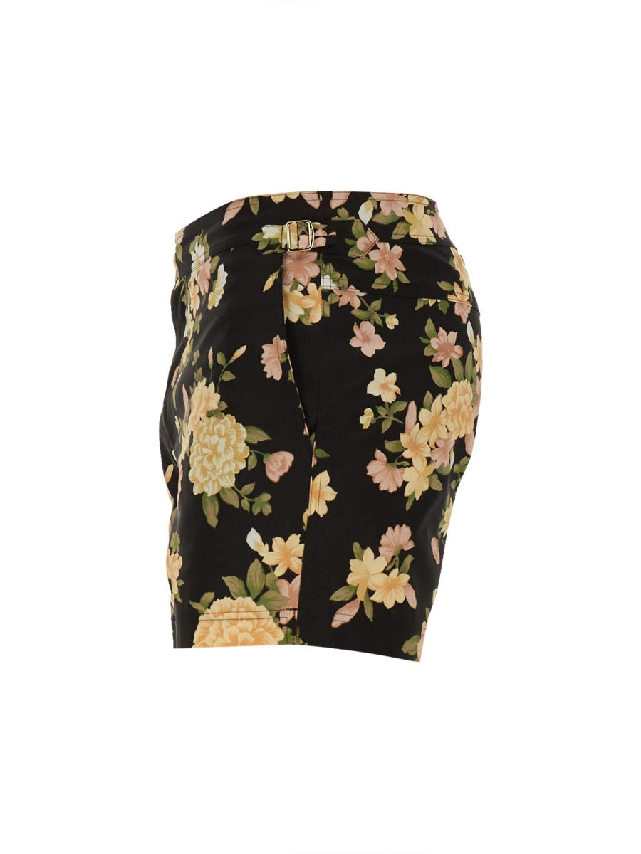 Tom Ford Men Costume Shorts "Hendrix Floral" - 4
