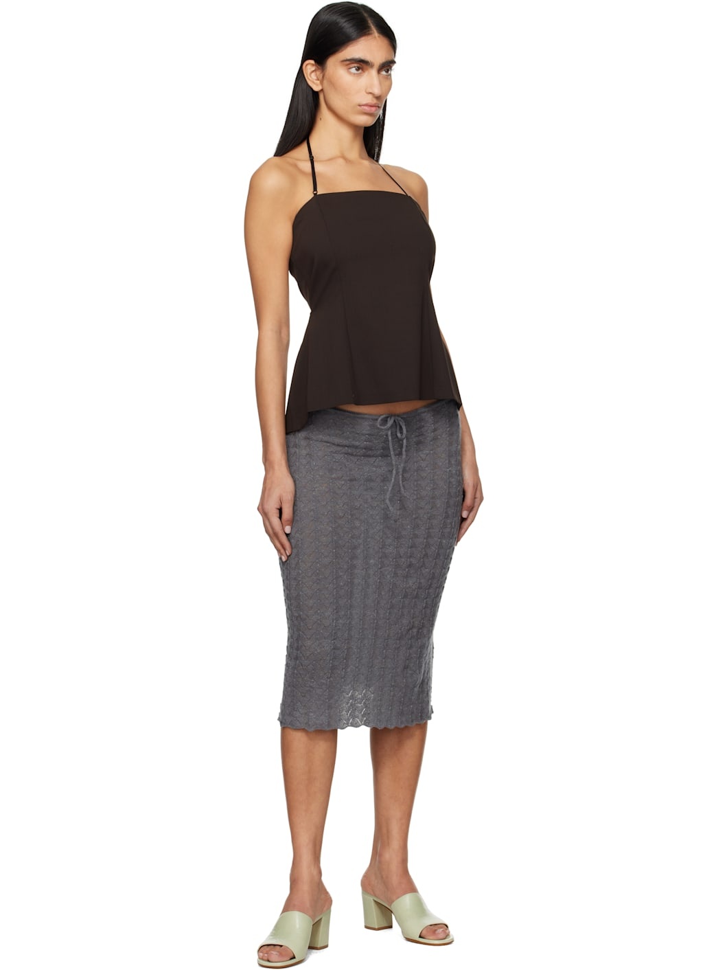Brown Aire Top - 4