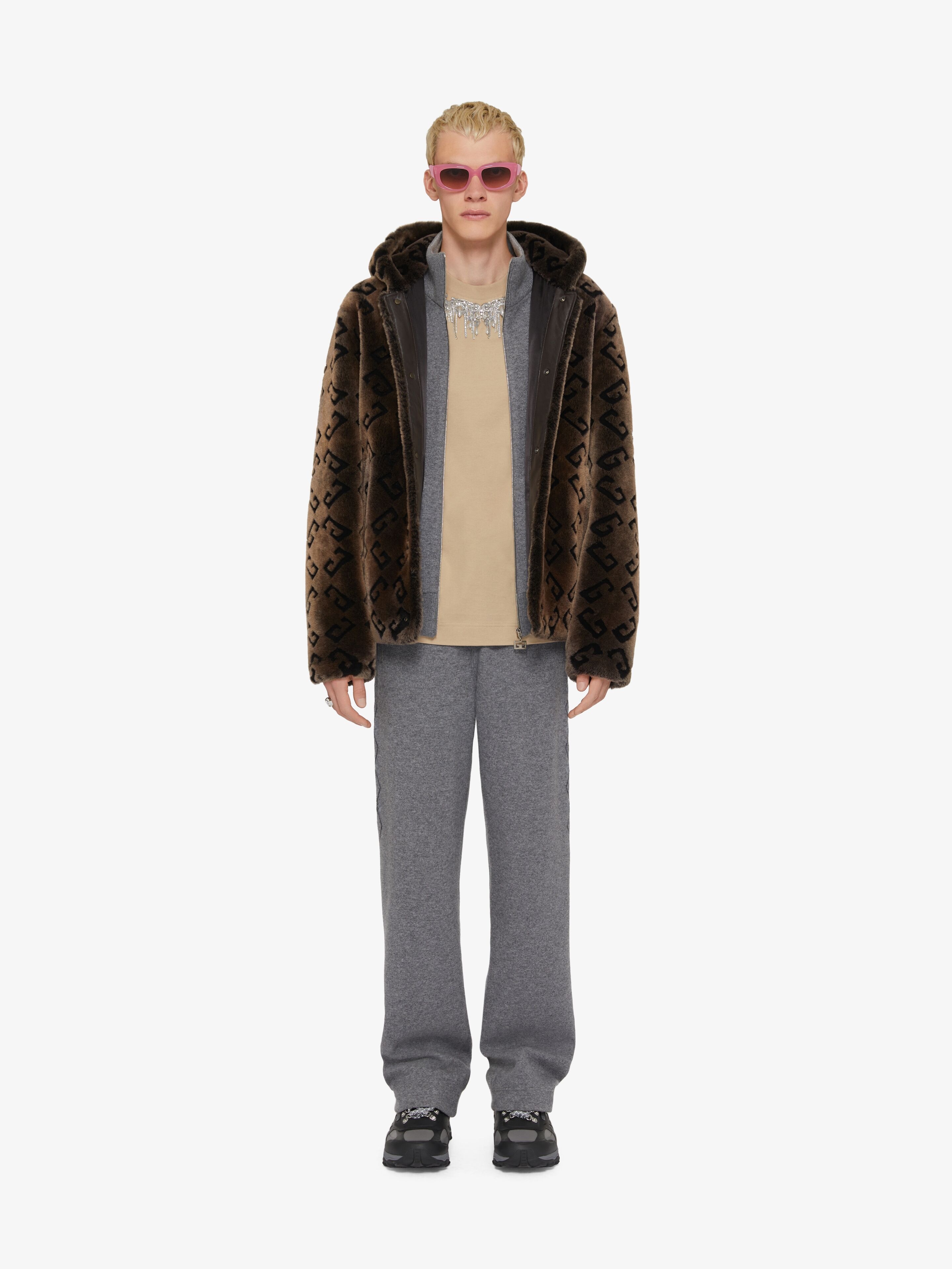 JACKET IN SHEARLING WITH MONOGRAM 72 - 2