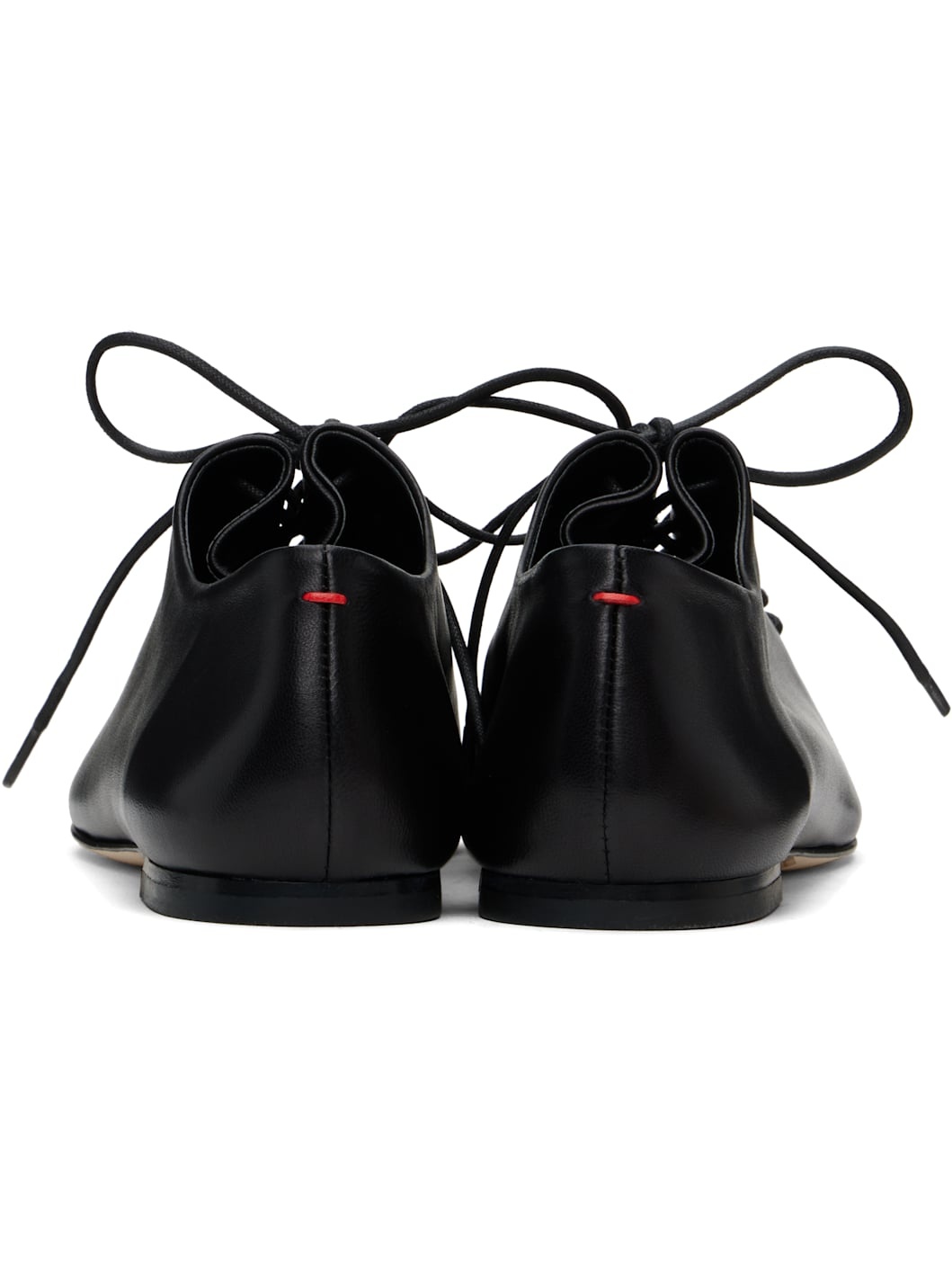 Black Isla Nappa Leather Derbys - 2