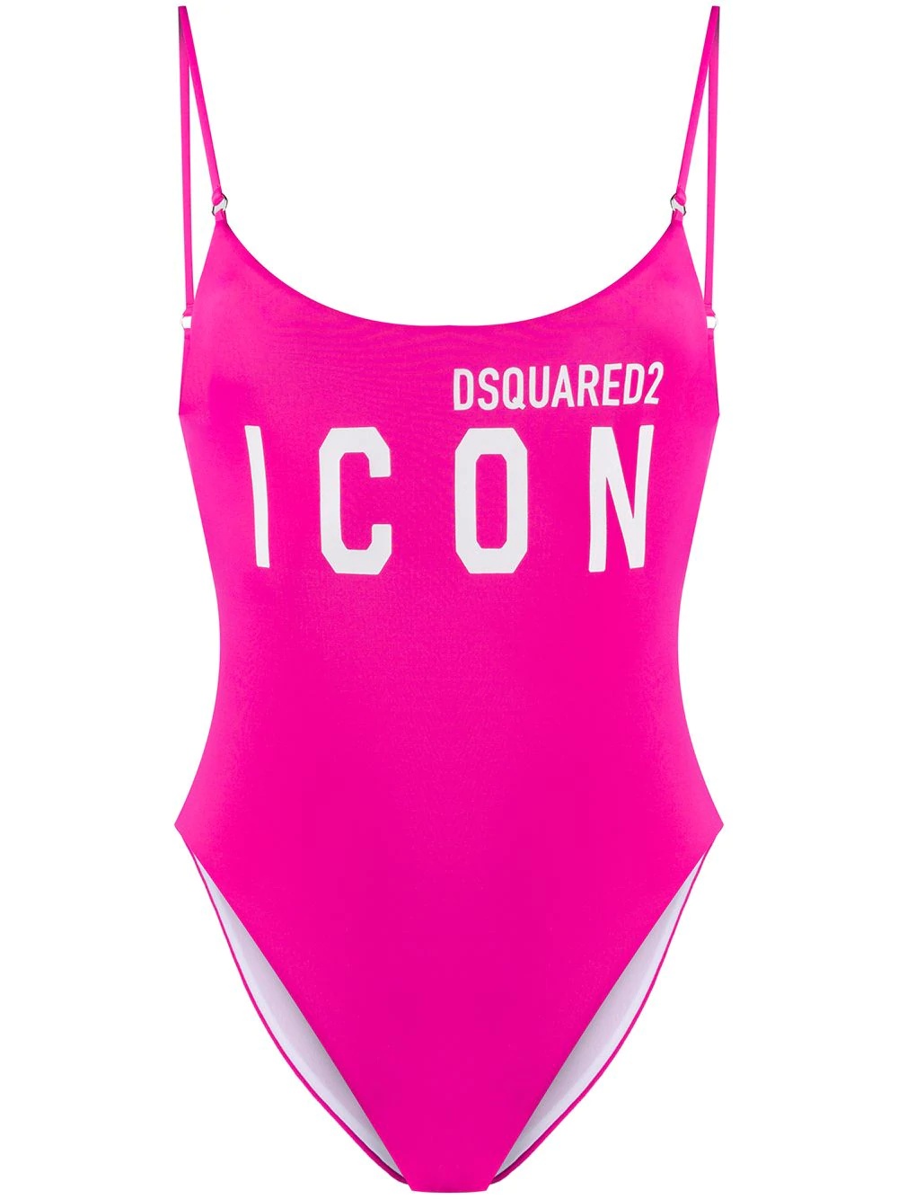 Icon print swimsuit - 1